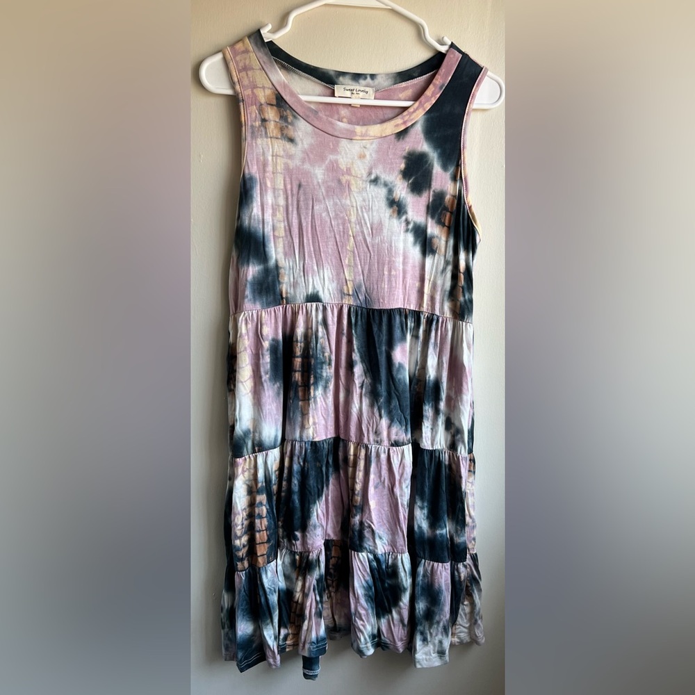 NWOT Sweet Lovely by Jen Tie-Dye Sleeveless Dress
